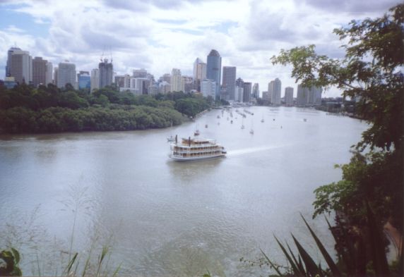 Brisbane-joki. Kuvan otti Pivi Malo